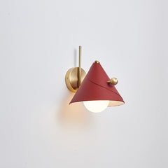 Modern Glass Metal Cone Wall Light