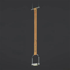 Modern Minimalist Leather Pendant