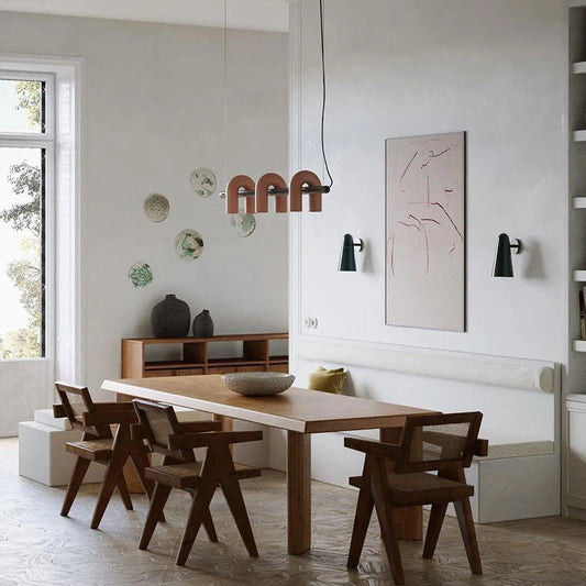 Sculptural U-Shape Pendant Light