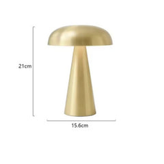 Luxury Aluminum Mushroom Table Lamp