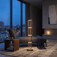 Modern Glass LED Floor Light