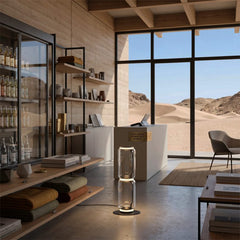 Modern Glass LED Floor Light