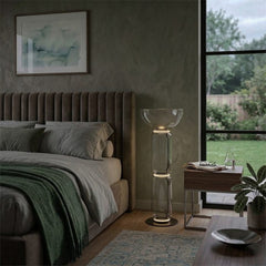 Modern Glass LED Floor Light