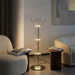 Modern Glass LED Floor Light