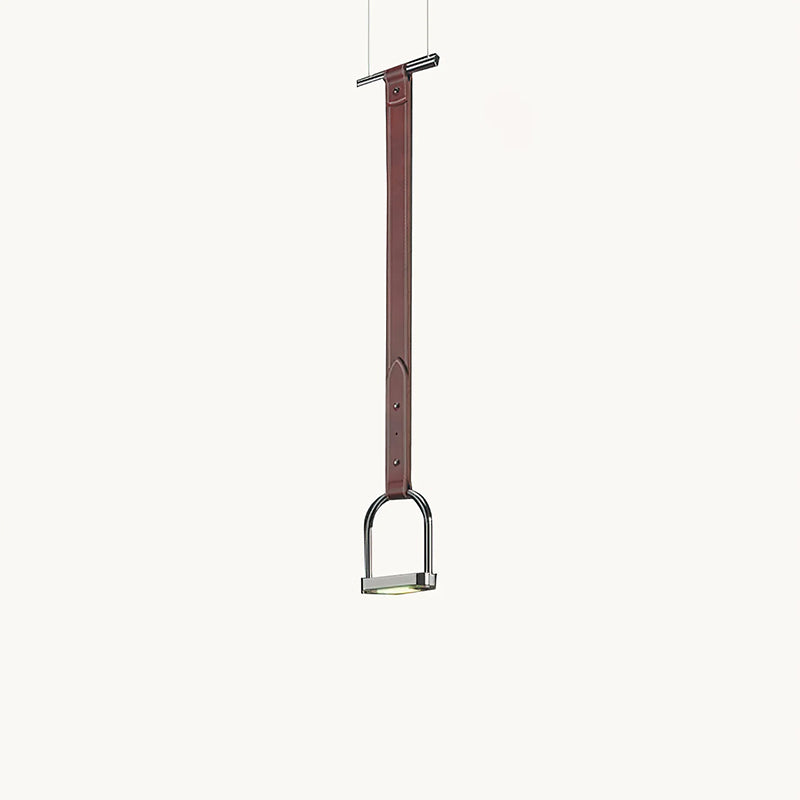 Modern Minimalist Leather Pendant