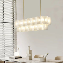 Elegant Linear Glass Pendant Light