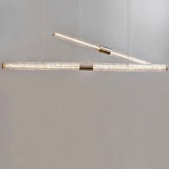 Crystal Tube Pendant Light
