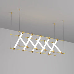 Modern Geometric LED Chandelier