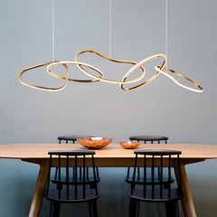 Sculptural Ring Pendant Light
