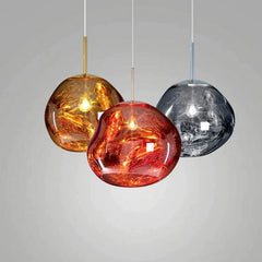 Modern Molten Glass Pendant Light