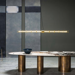 Copper Linear Pendant Light