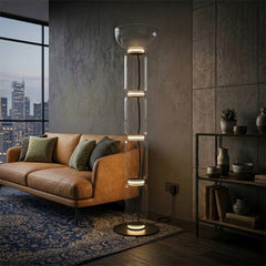 Modern Glass LED Floor Light