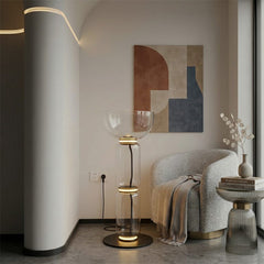 Modern Glass LED Floor Light