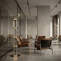 Modern Glass LED Floor Light