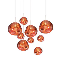 Modern Molten Glass Pendant Light