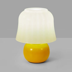 Modern Glass Mushroom Table Lamp