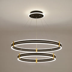 Luxury Double Ring LED Chandelier