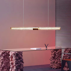 Crystal Tube Pendant Light