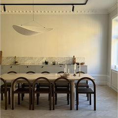 Tense White Pendant Light