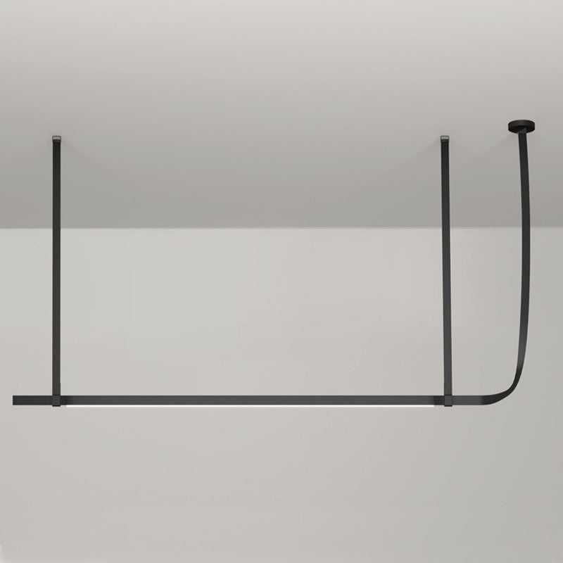 Luxury Leather Linear Chandelier