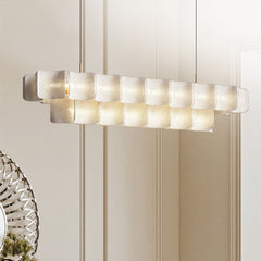 Elegant Linear Glass Pendant Light