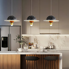 Luxury Marble Disc Pendant Light
