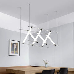 Modern Geometric LED Chandelier