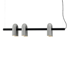 Sculptural U-Shape Pendant Light