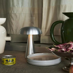 Luxury Aluminum Mushroom Table Lamp