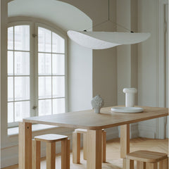 Tense White Pendant Light