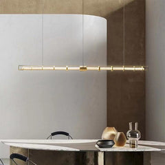 Copper Linear Pendant Light