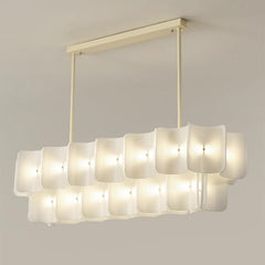 Elegant Linear Glass Pendant Light