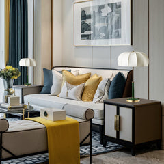 Modern Fabric Dome Table Lamp
