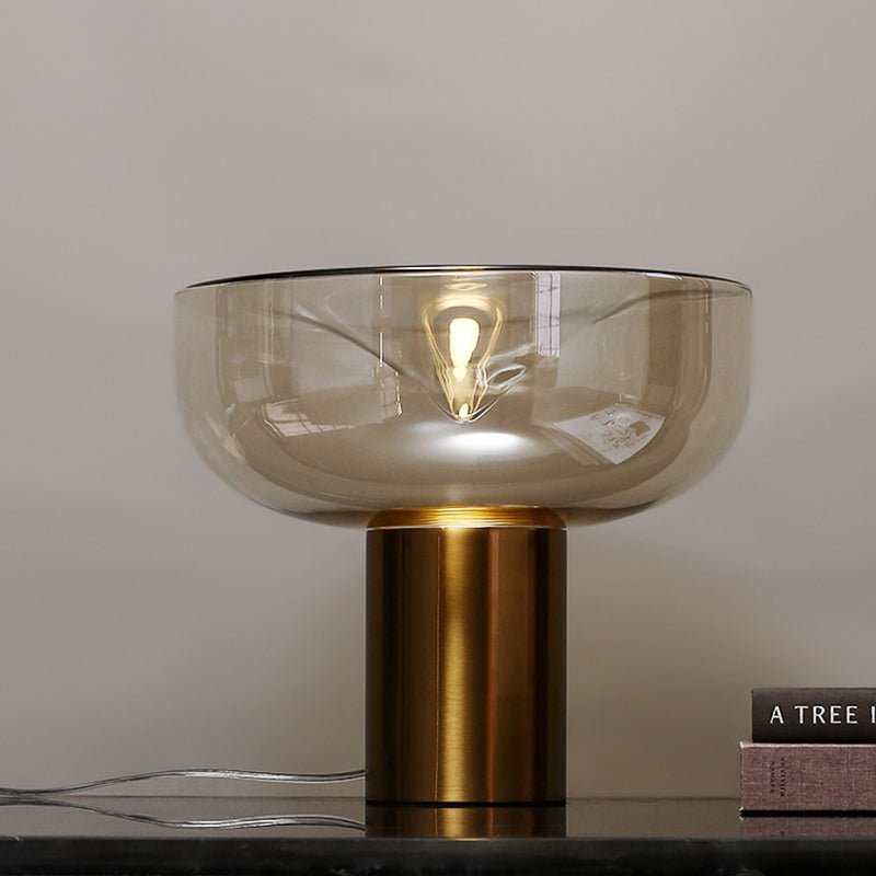 Modern Glass Stone Table Lamp