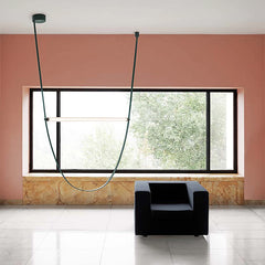 Modern Leather Strap Pendant Light