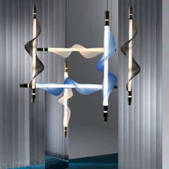 Twist Mesh LED Pendant Light