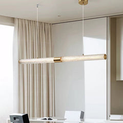 Crystal Tube Pendant Light