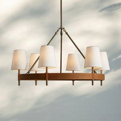 Modern Leather Chandelier Light