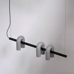 Sculptural U-Shape Pendant Light