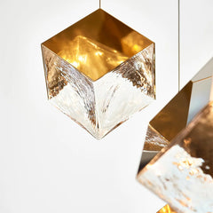 Luxury Cubic Crystal Pendant Light