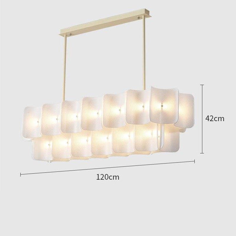 Elegant Linear Glass Pendant Light