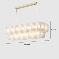 Elegant Linear Glass Pendant Light