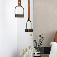 Modern Minimalist Leather Pendant