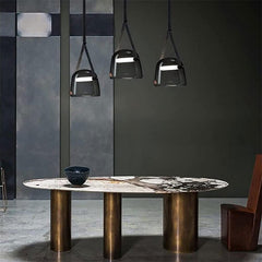 Modern Leather Pendant Light
