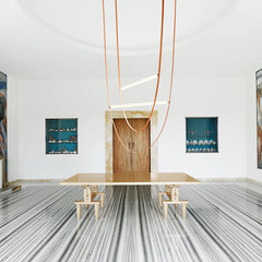 Modern Leather Strap Pendant Light