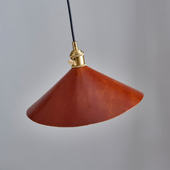 Modern Leather Box Pendant Light