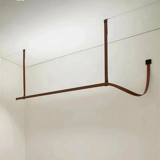Luxury Leather Linear Chandelier