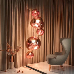 Modern Molten Glass Pendant Light