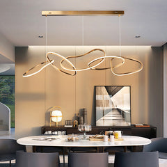 Sculptural Ring Pendant Light