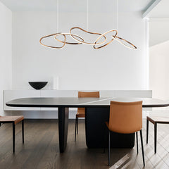 Sculptural Ring Pendant Light